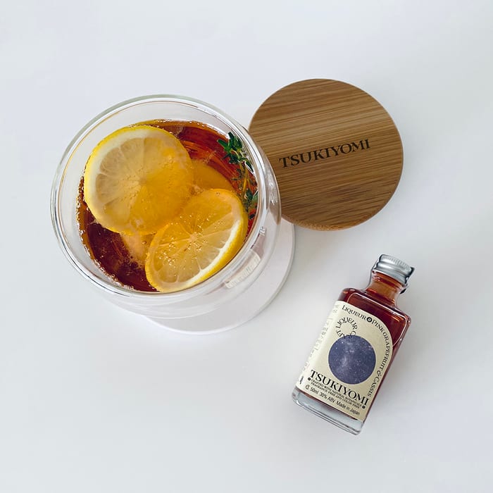 クラフトリキュール100ml3種と、オリジナルグラス＆コースター2個